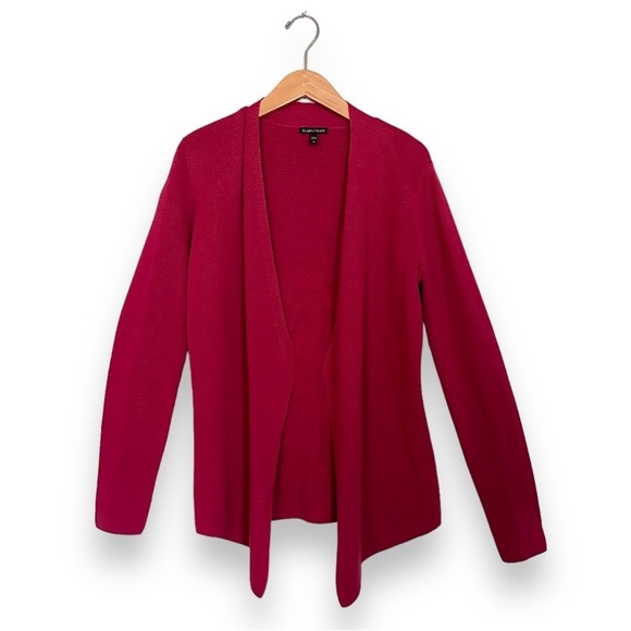 EILEEN FISHER Angle-Front Silky Tencel Cardigan - Picture 1 of 6